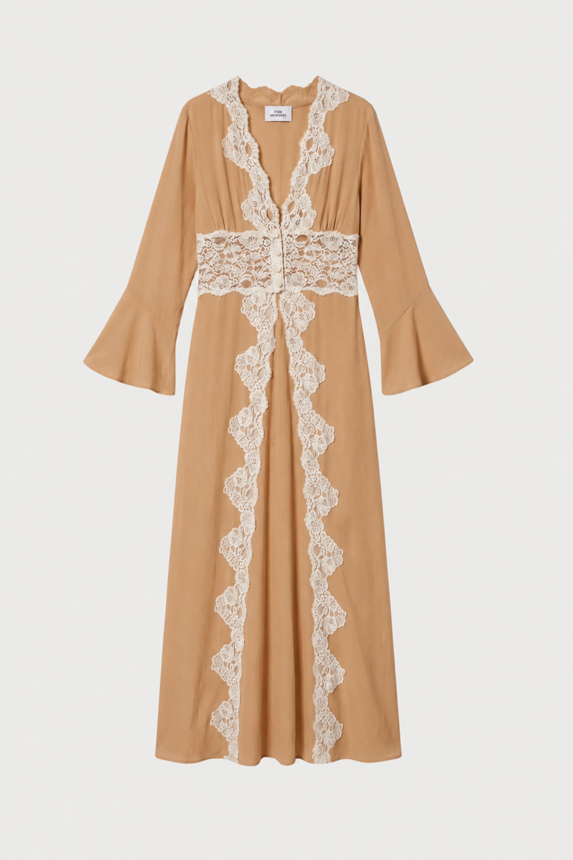 DRESS WITH LACE DETAILS