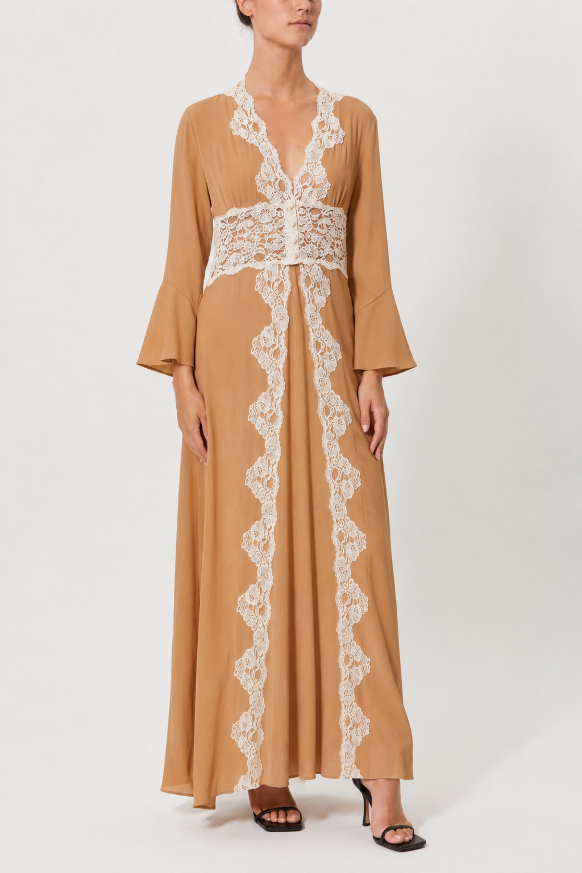 DRESS WITH LACE DETAILS