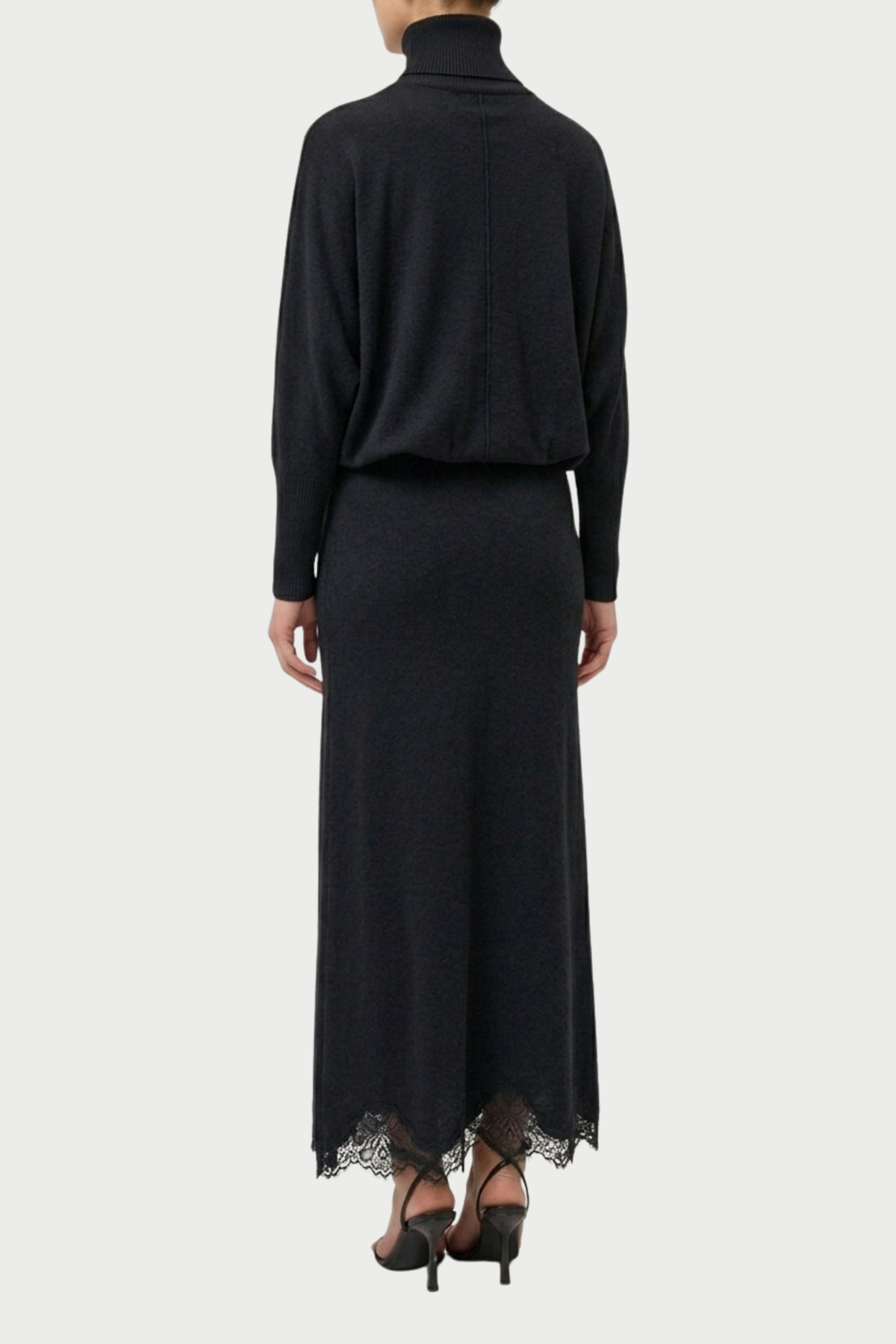 FLARED SKIRT WITH LACE