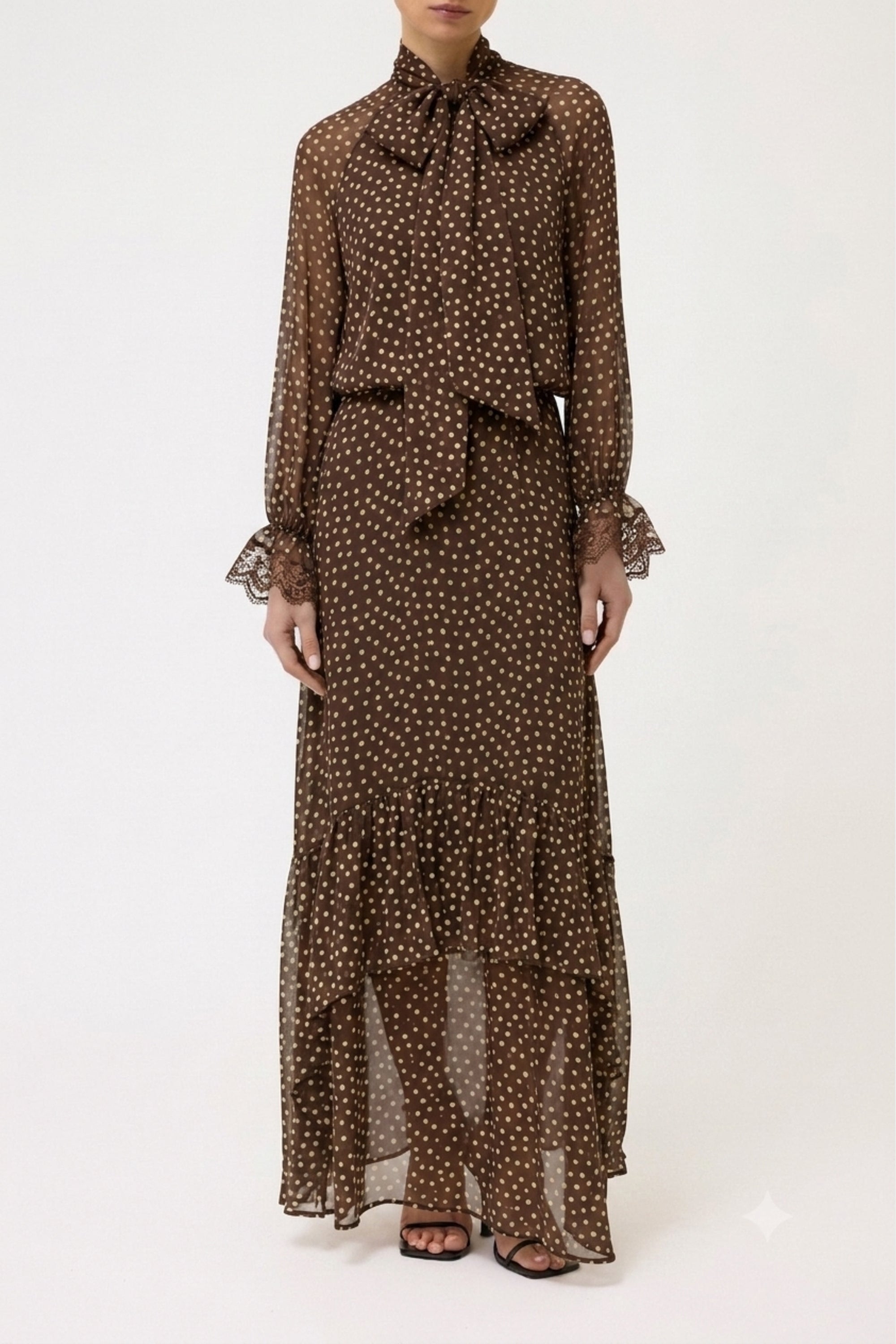 CAMICIA STAMPATA CON PIZZO