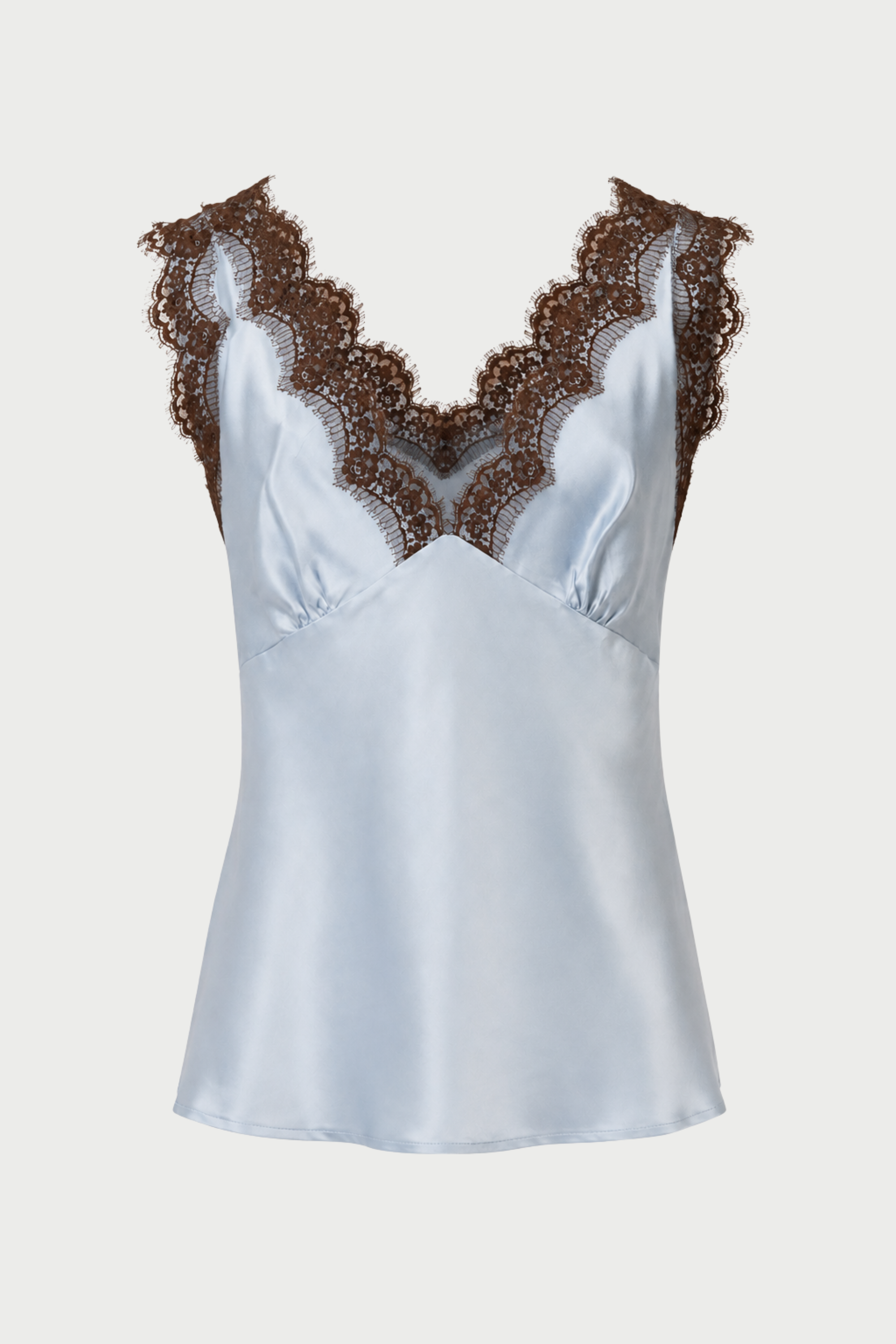 TOP SCOLLO A V CON PIZZO