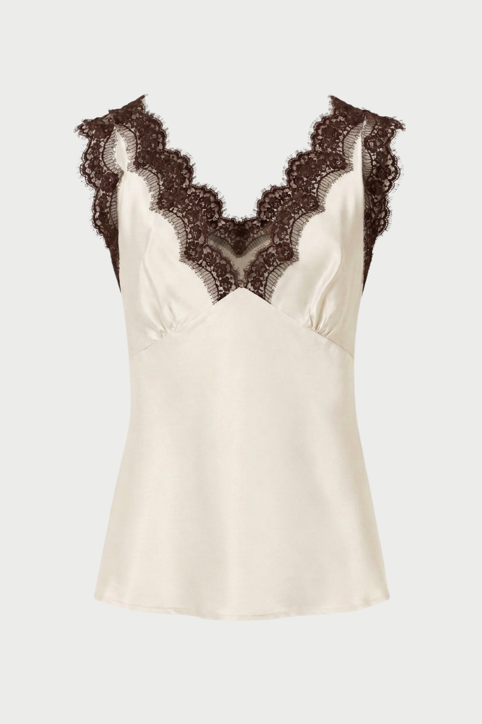 TOP SCOLLO A V CON PIZZO