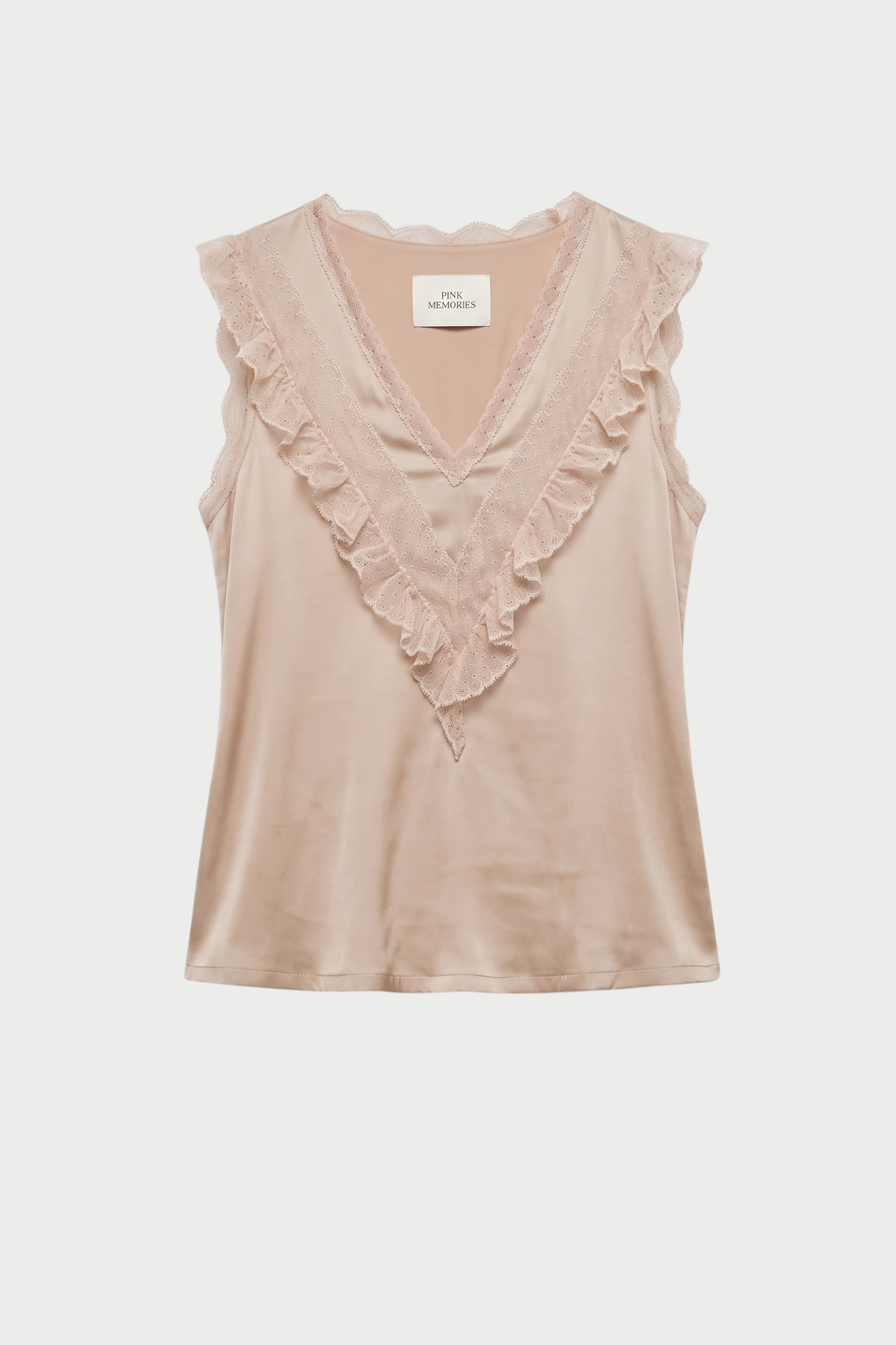 TOP SPALLA LARGA CON PIZZO