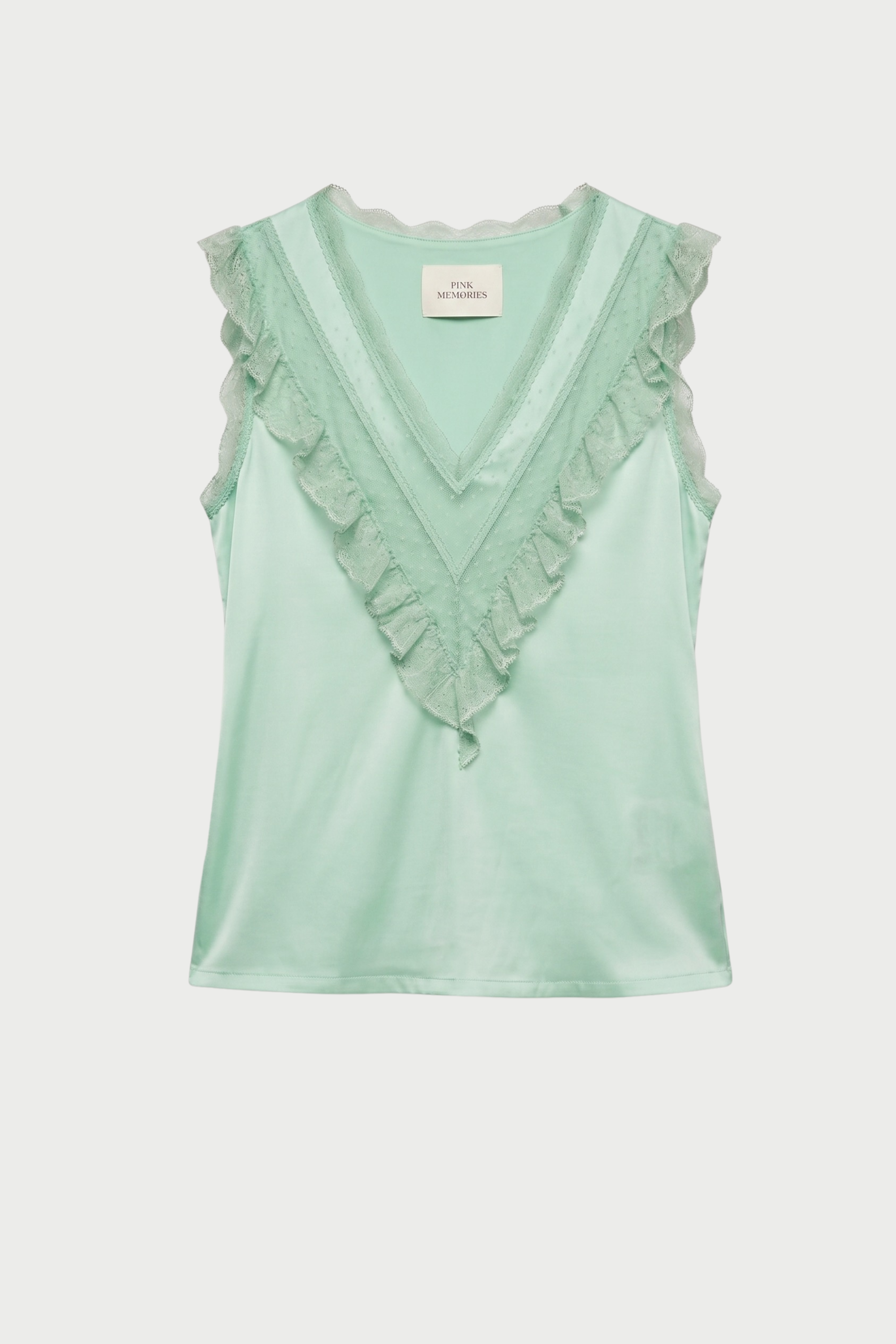 TOP SPALLA LARGA CON PIZZO
