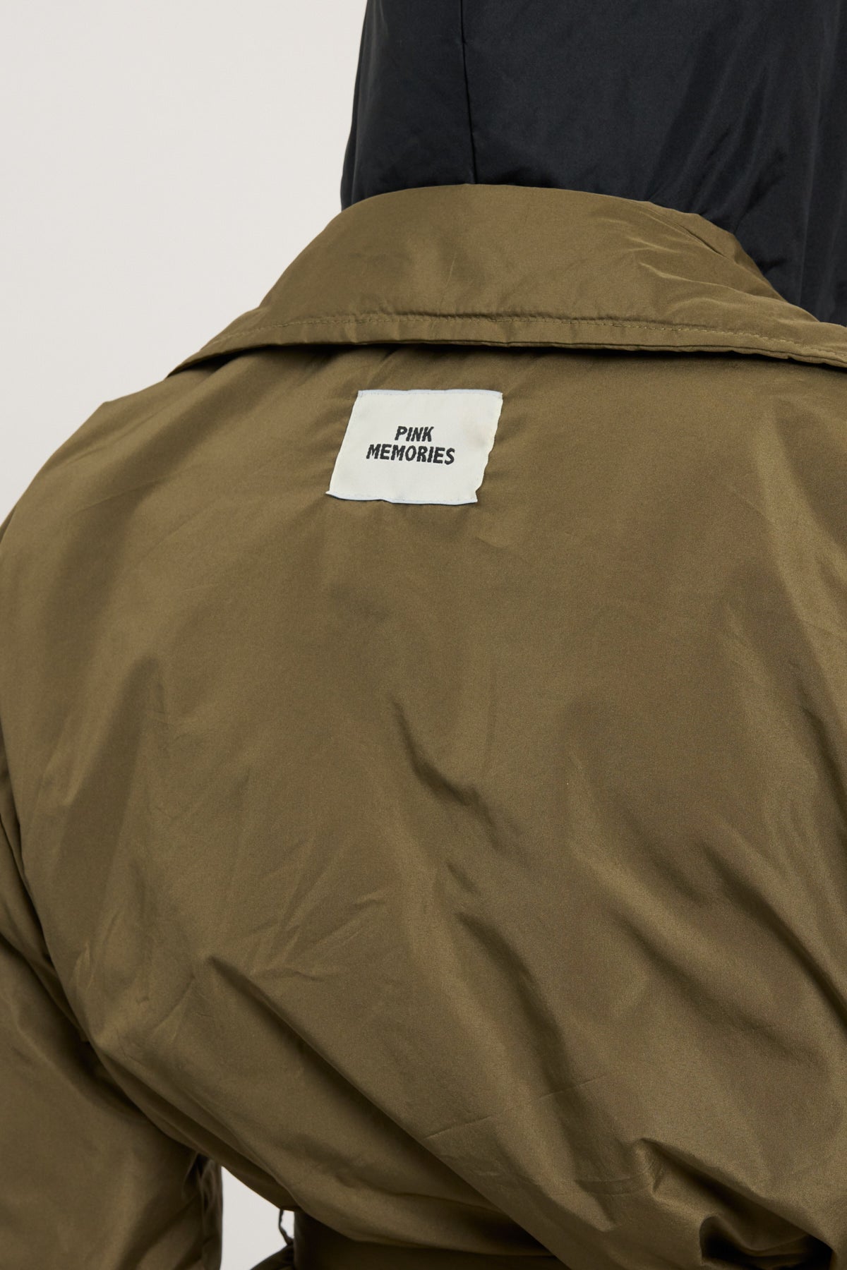 100 GRAM DOUBLE OVERSIZED JACKET WITH HOOD AND BELT