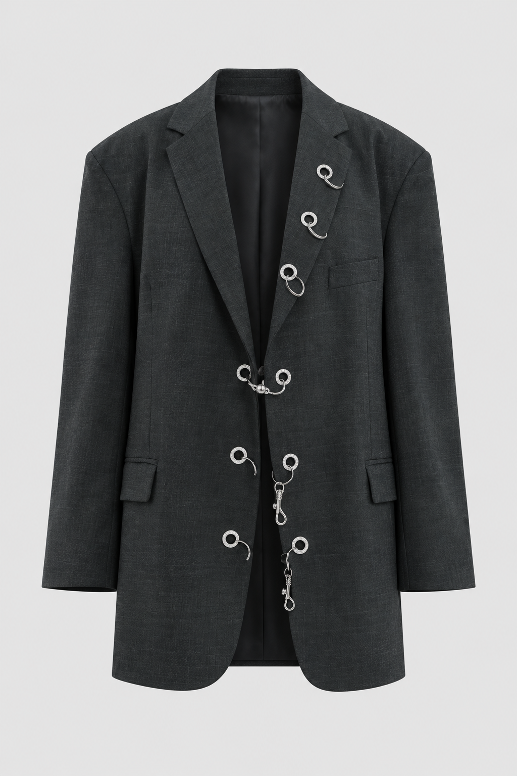 GIACCA OVERSIZE CON MOSCHETTONI