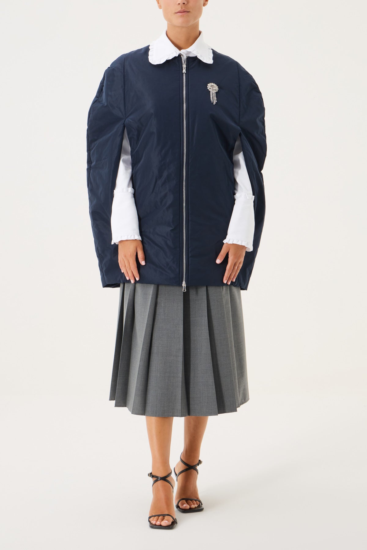 CAPPA BOMBER IN TAFFETA IMBOTTITO 100 GRAMMI