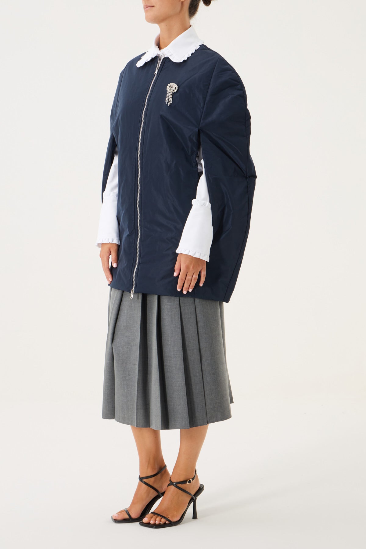 CAPPA BOMBER IN TAFFETA IMBOTTITO 100 GRAMMI