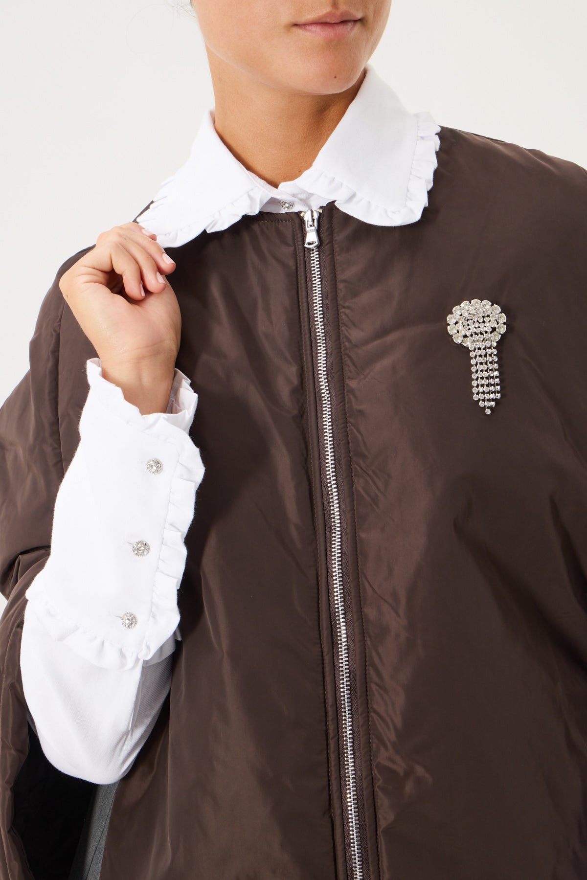 CAPPA BOMBER IN TAFFETA IMBOTTITO 100 GRAMMI