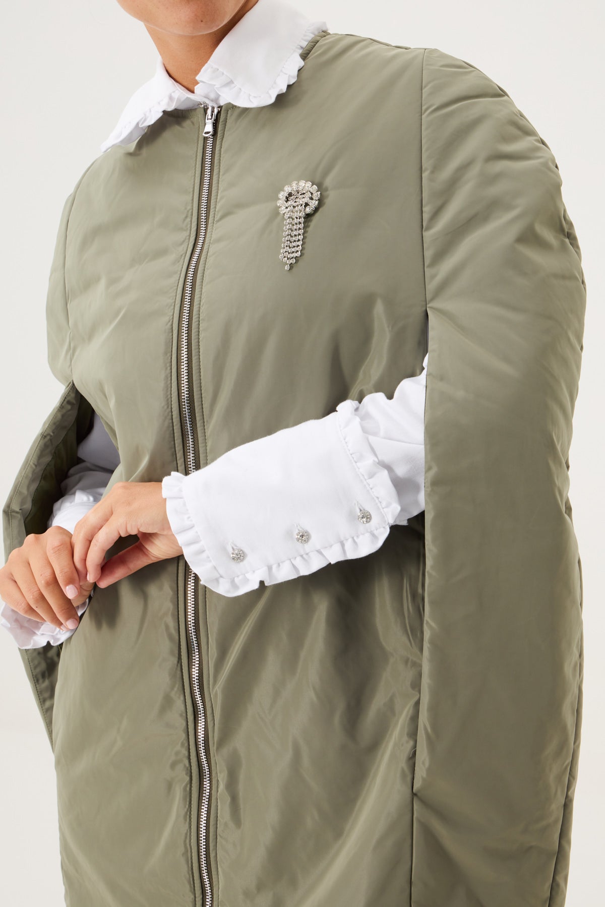 CAPPA BOMBER IN TAFFETA IMBOTTITO 100 GRAMMI
