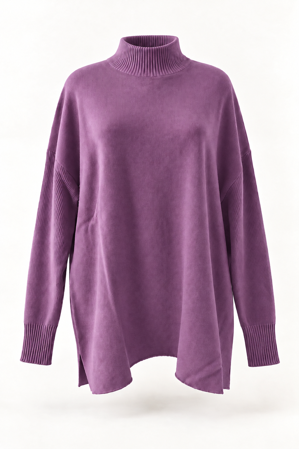 MAGLIA OVER CASHMERE MEZZOCOLLO