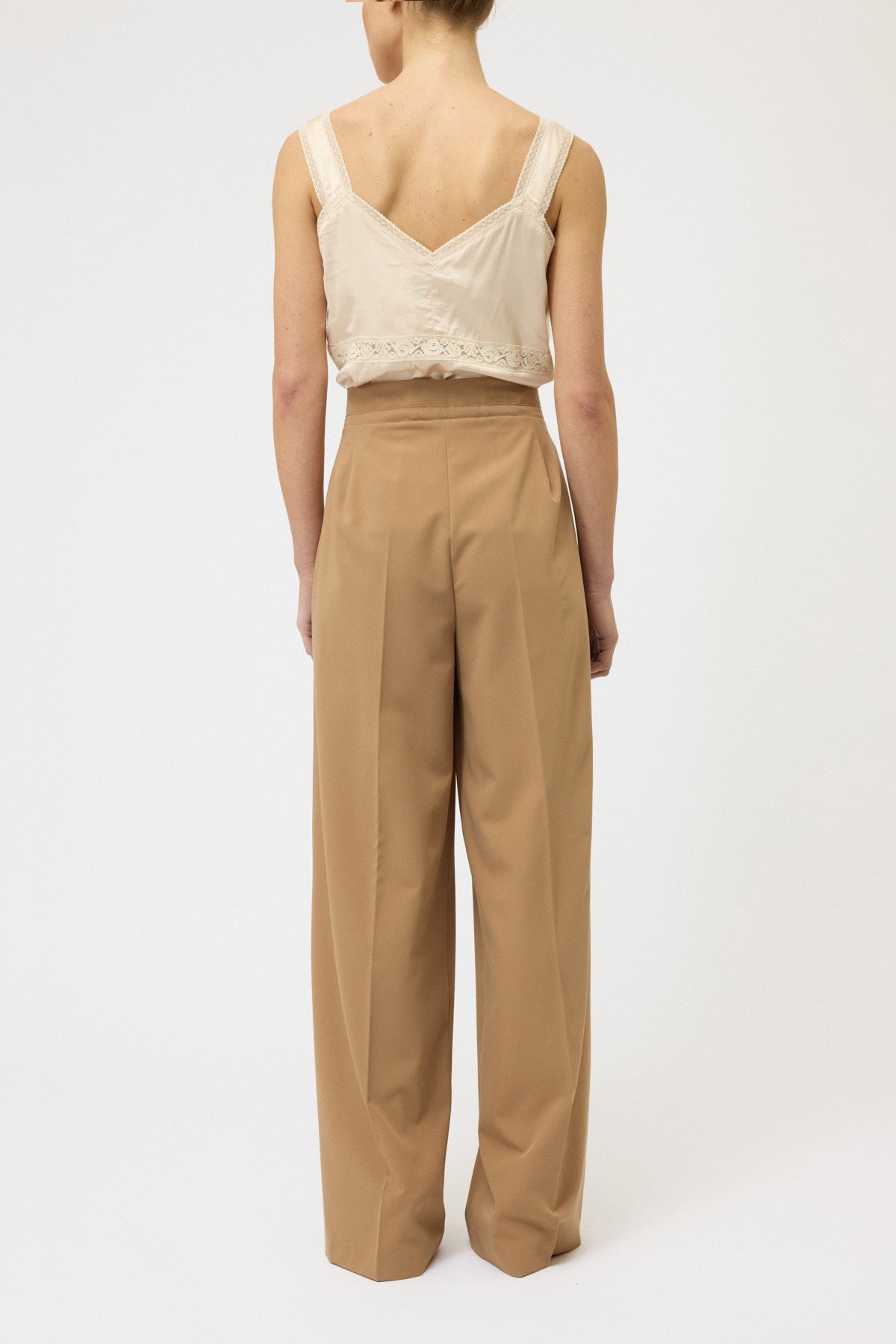 PANTALONE PALAZZO CON PIEGHE