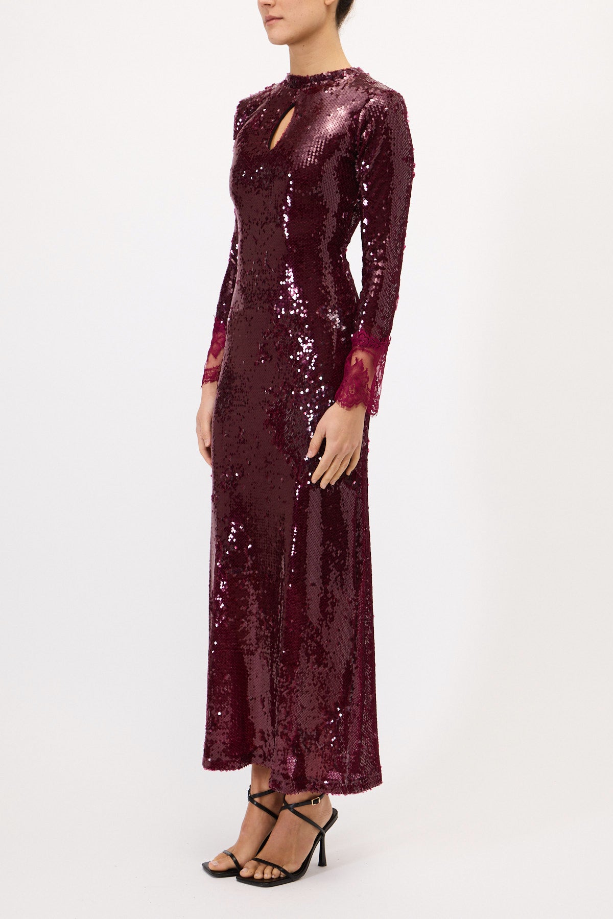 LONG SEQUIN DRESS