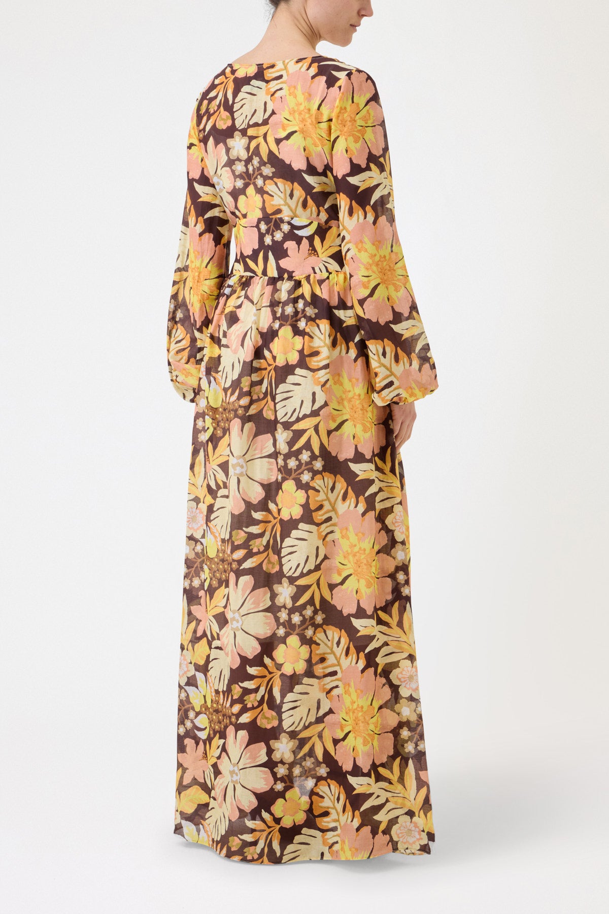 LONG PATTERNED DRESS