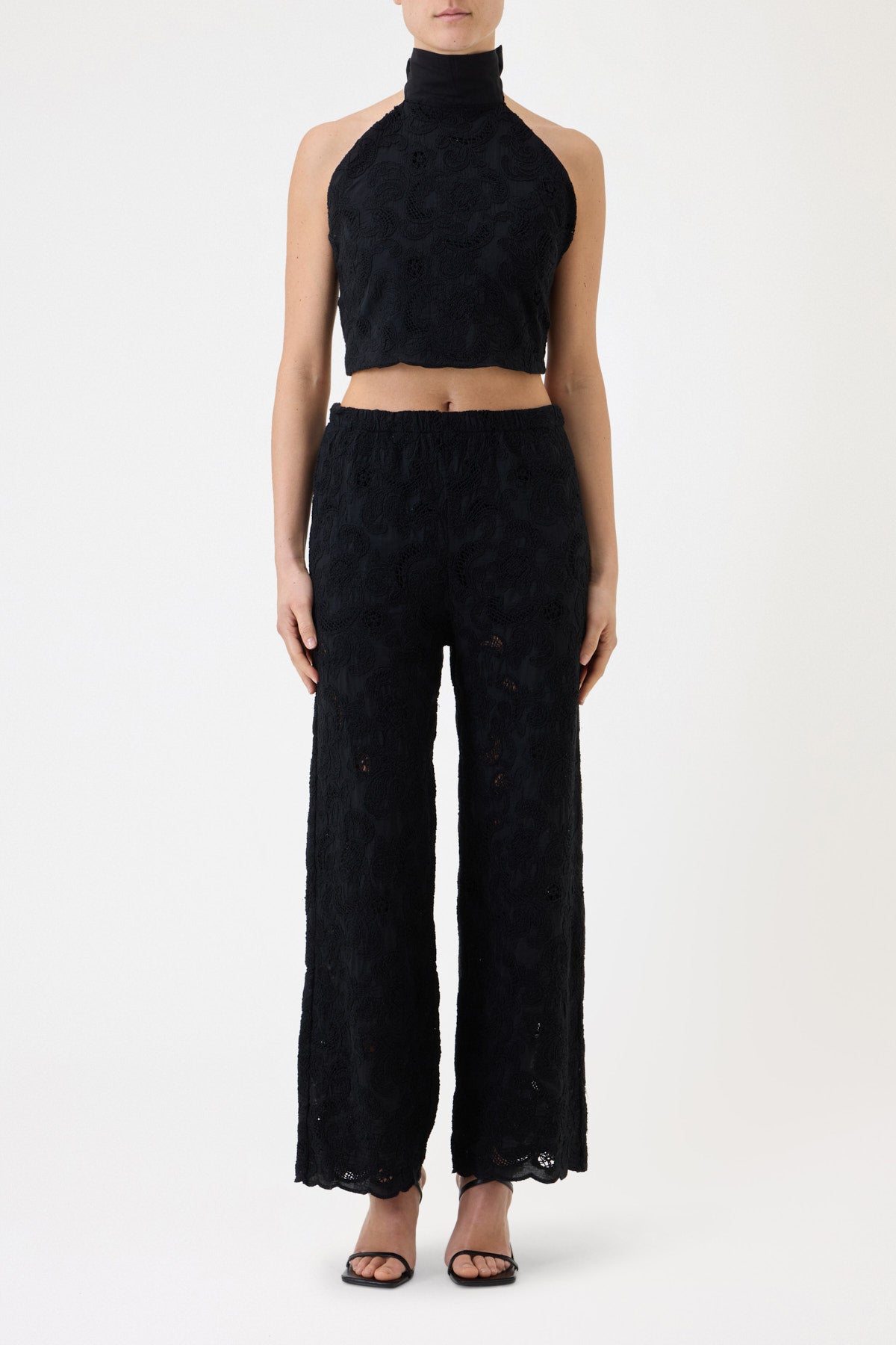 EMBROIDERED MUSLIN TOP