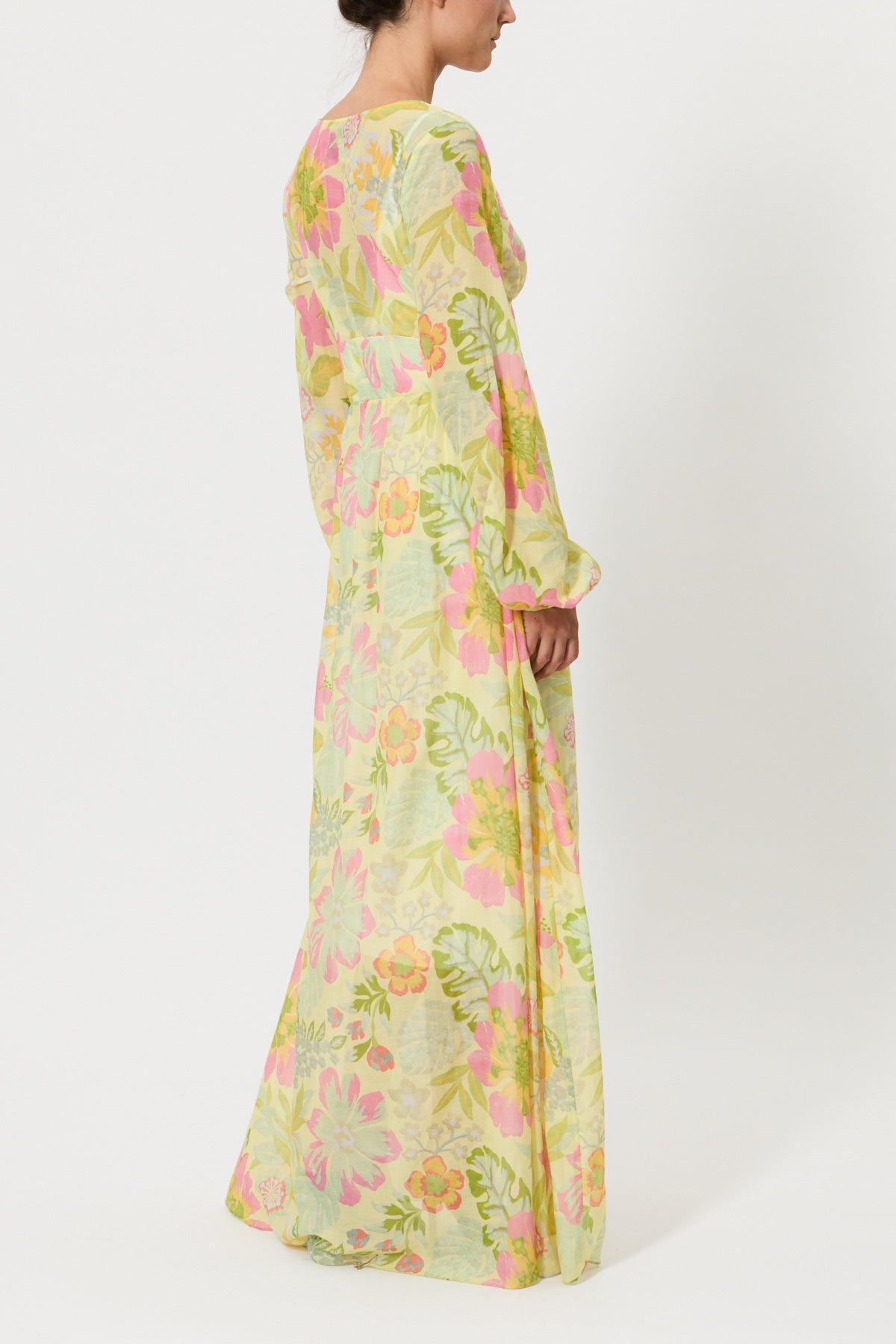 LONG PATTERNED DRESS