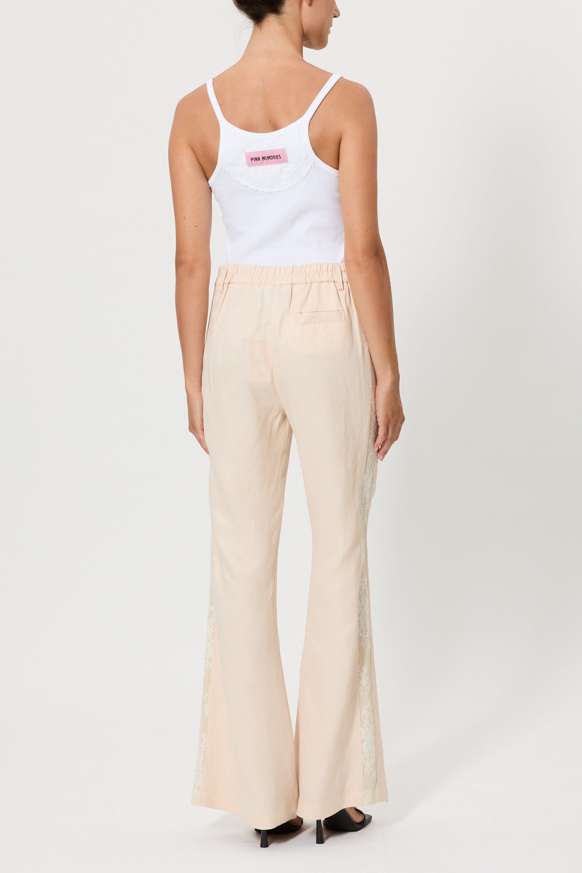 TUXEDO TROUSERS WITH LACE
