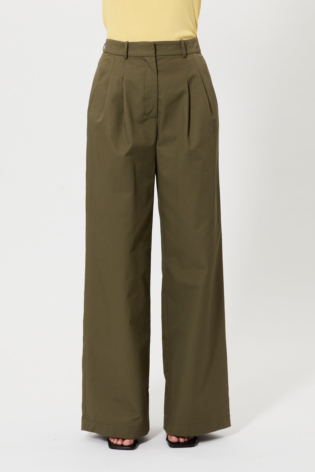 GABARDINE TROUSERS