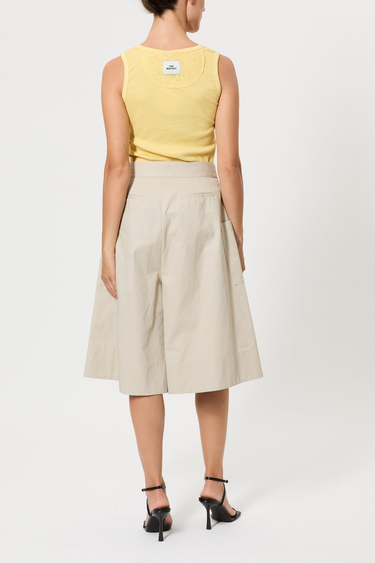 GABARDINE TROUSERSKIRT