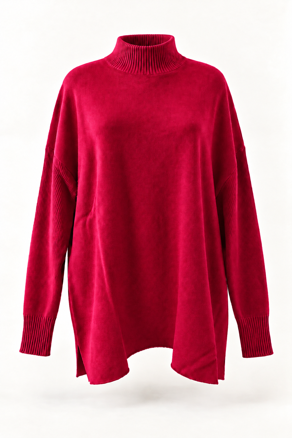 MAGLIA OVER CASHMERE MEZZOCOLLO
