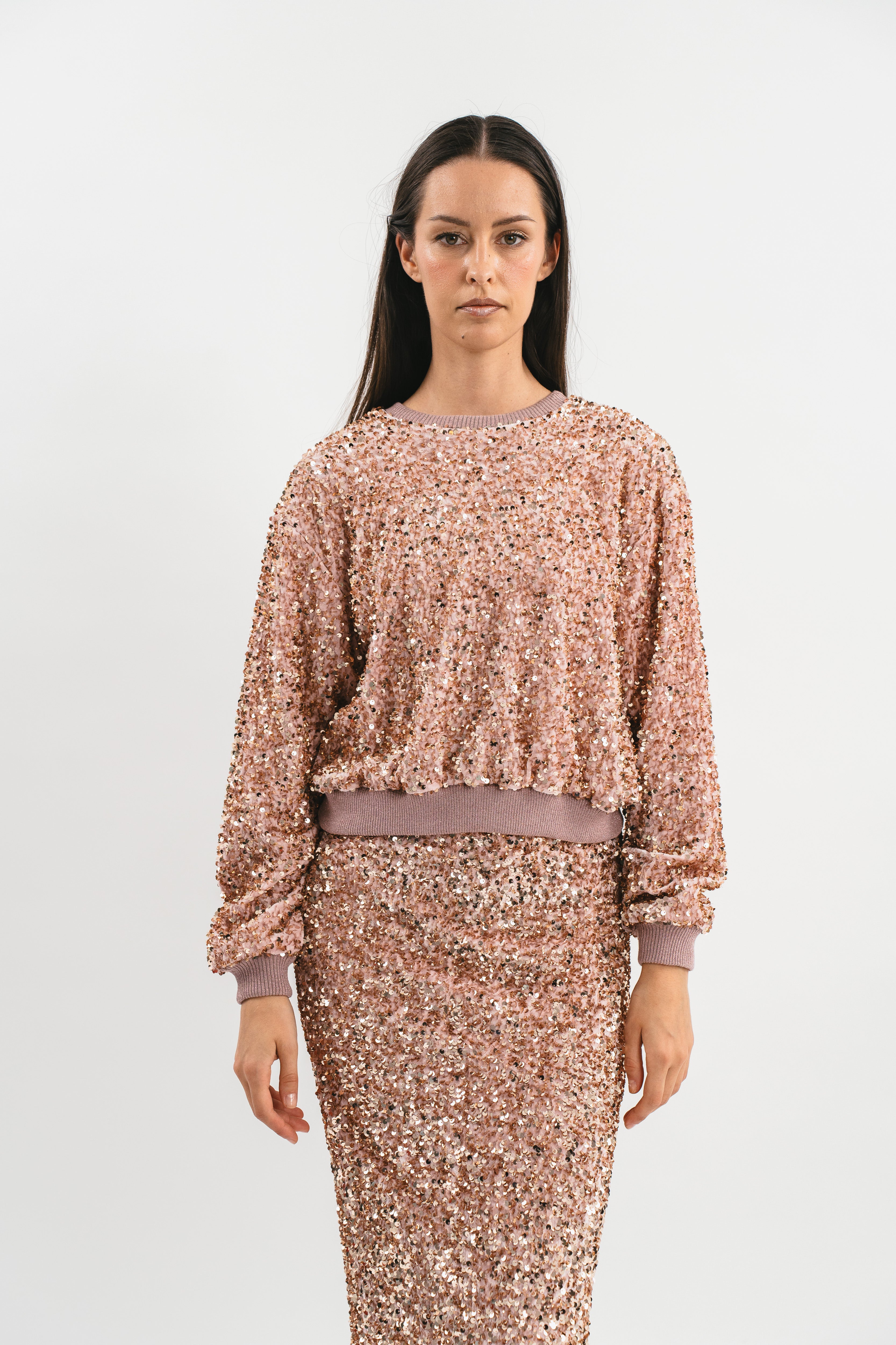 Sequined sweatshirt