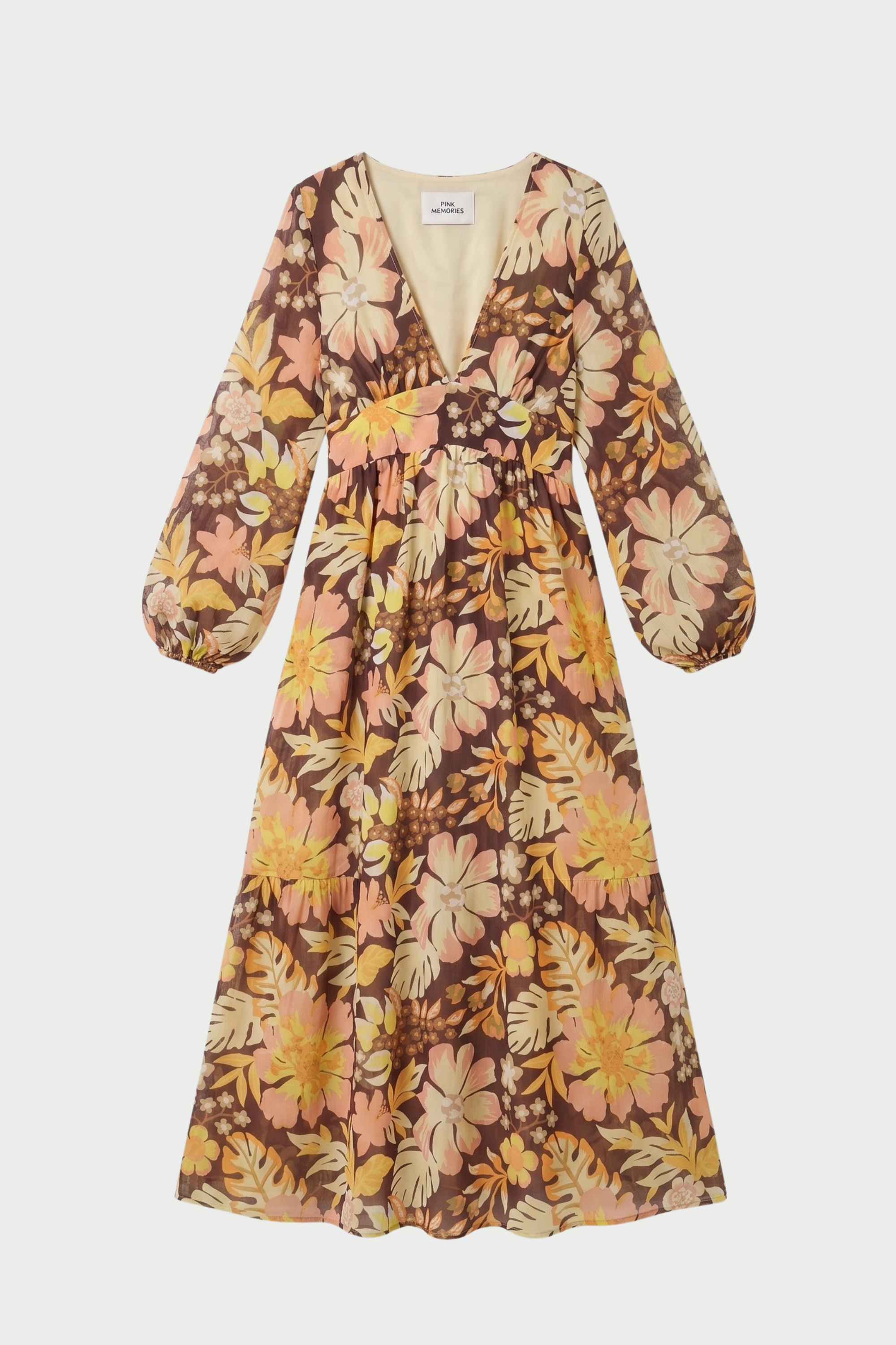LONG PATTERNED DRESS