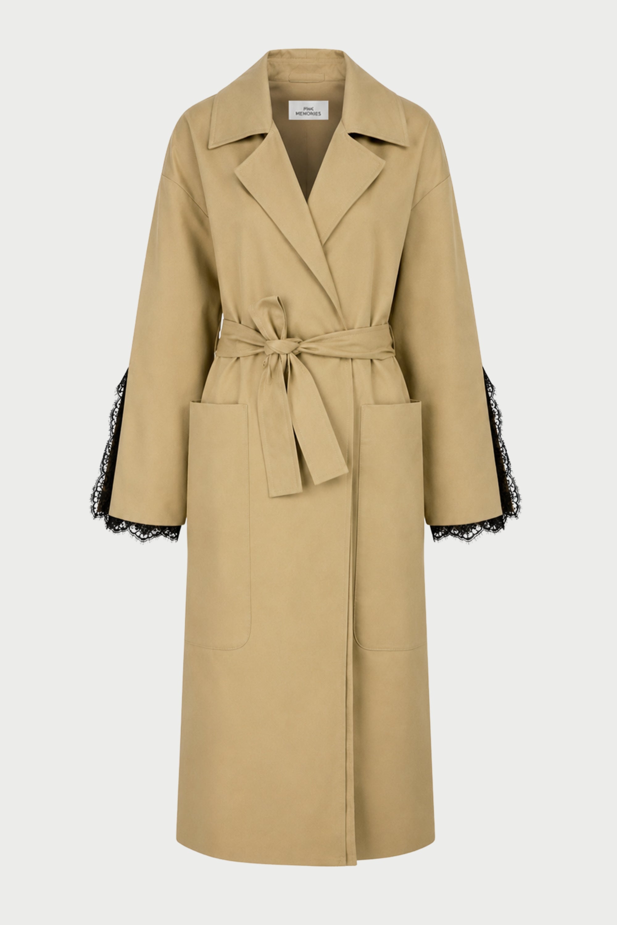 TRENCH LUNGO CON PIZZO