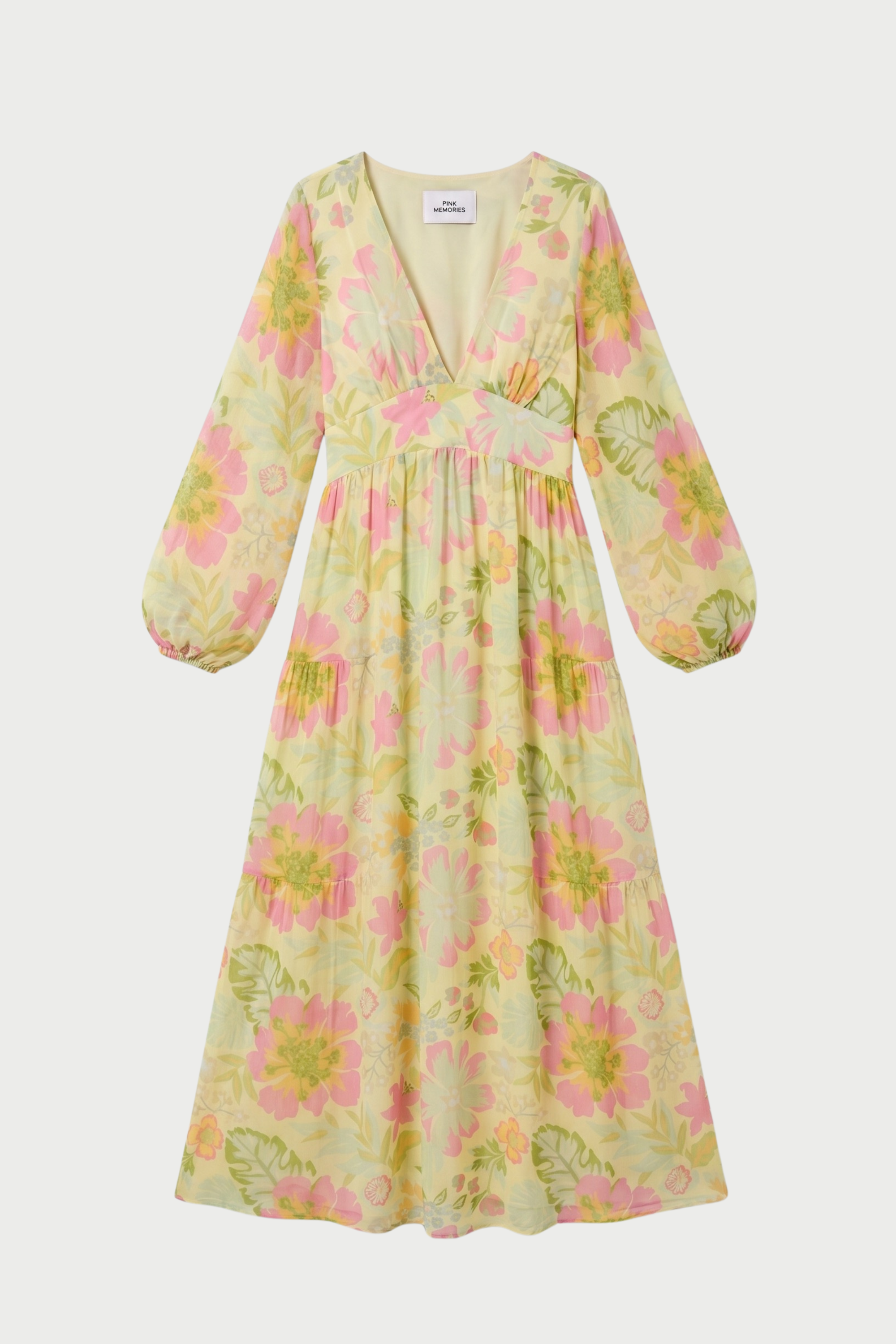 LONG PATTERNED DRESS