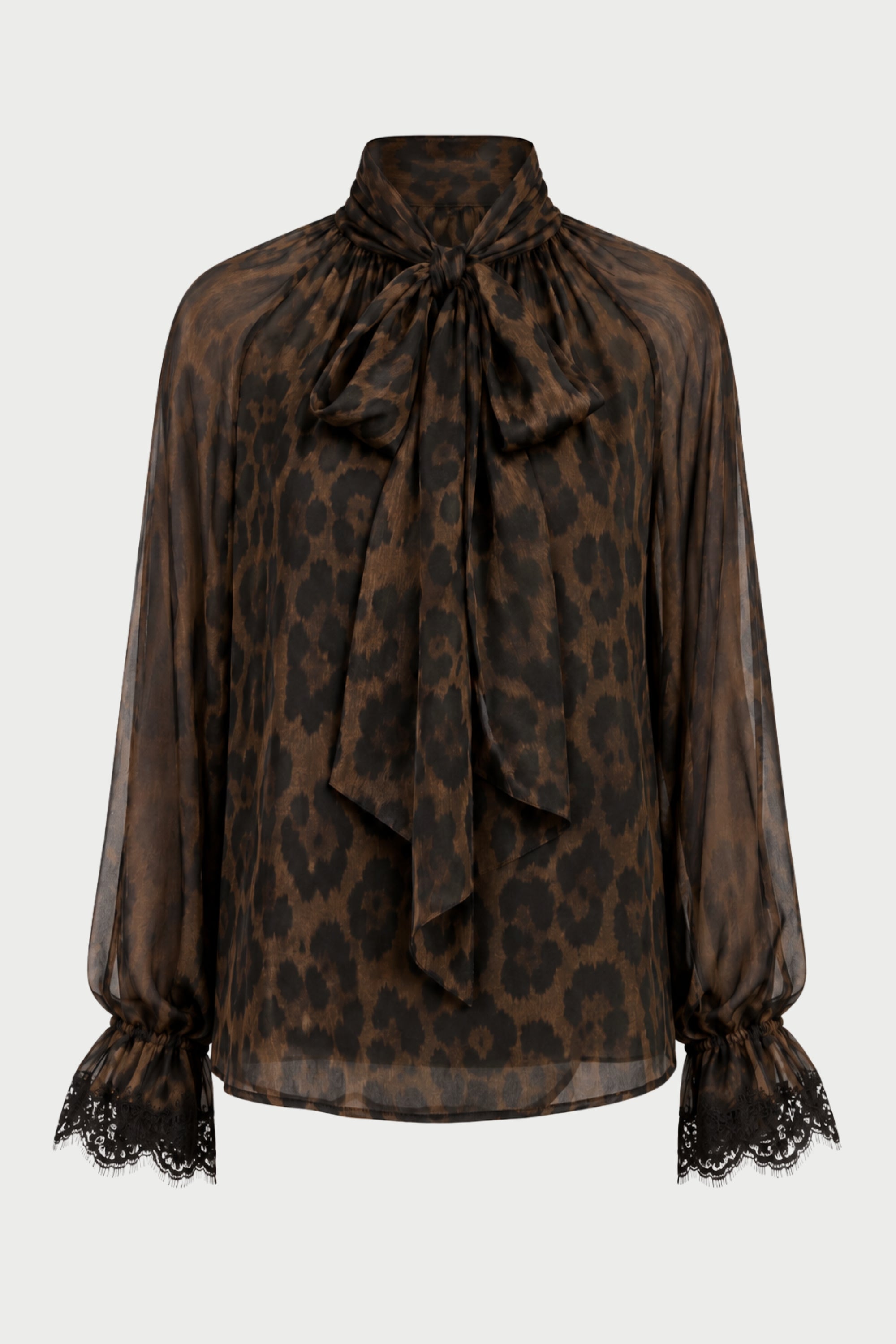 CAMICIA STAMPATA CON PIZZO
